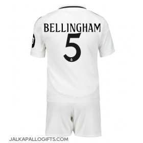 Real Madrid Jude Bellingham #5 Koti Peliasu Lasten 2024-25 Lyhythihainen (+ Lyhyet housut)